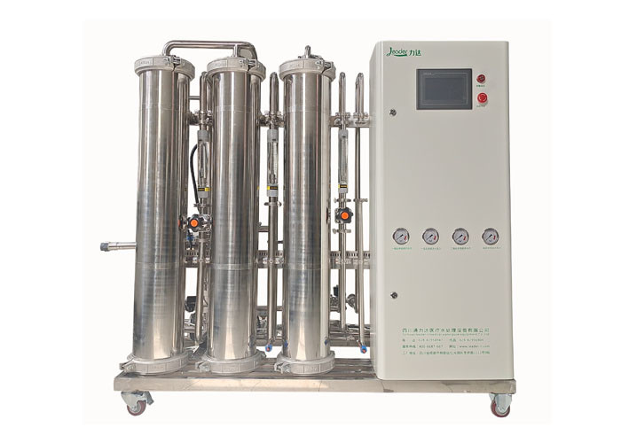 Equipo del tratamiento de aguas del sistema del RO de la etapa del doble de 1000 LPH para el hospital