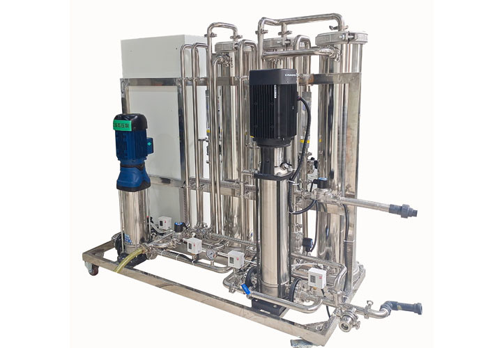 Equipo del tratamiento de aguas del sistema del RO de la etapa del doble de 1000 LPH para el hospital