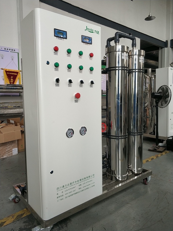 Sistema de ósmosis inversa de paso único eficiente 5.0KW Potencia nominal 2000 LPH Flujo
