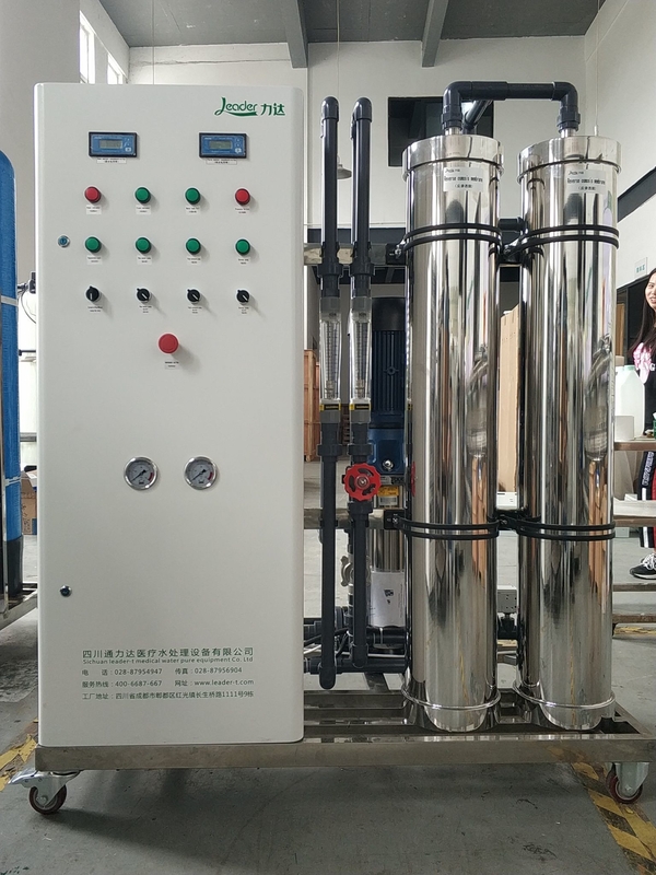 Sistema de ósmosis inversa de paso único eficiente 5.0KW Potencia nominal 2000 LPH Flujo