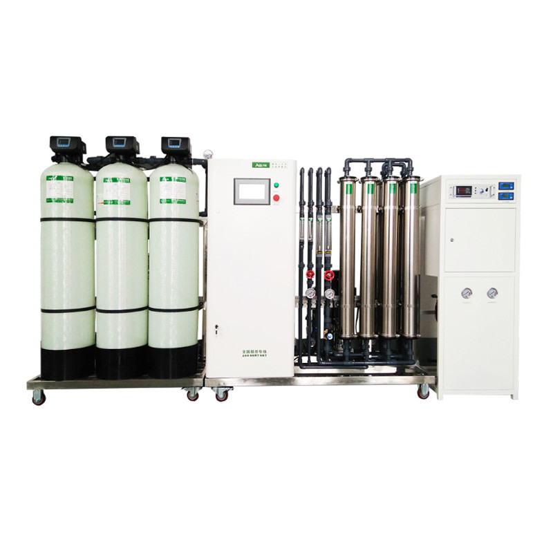 300L/H a 500L/H Sistema de purificación de agua médica recipientes de presión 2 etapas RO + EDI