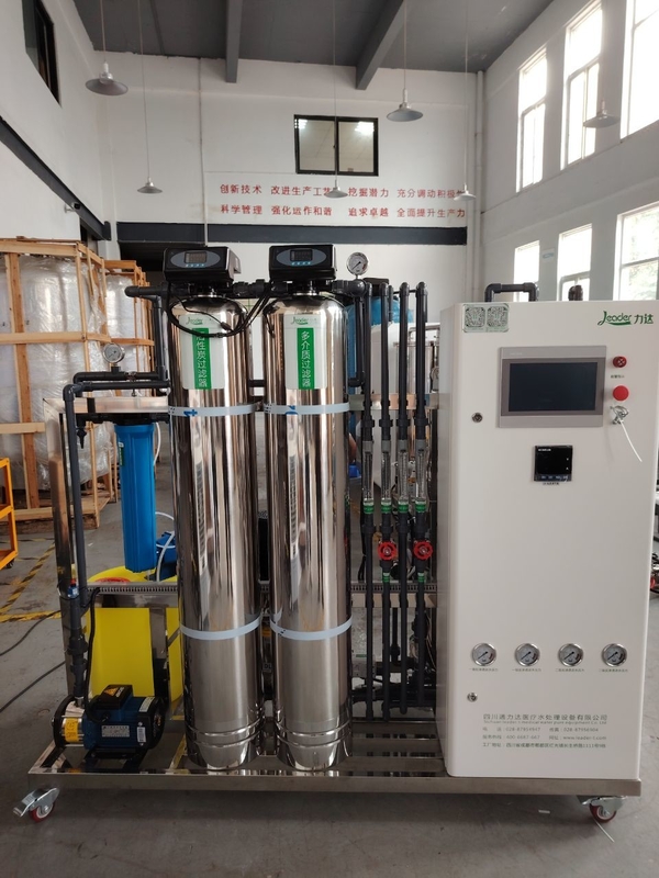 500LPH Capacidad de doble paso EDI planta de agua equipada con Vontron/DOW/Toray Ro membrana
