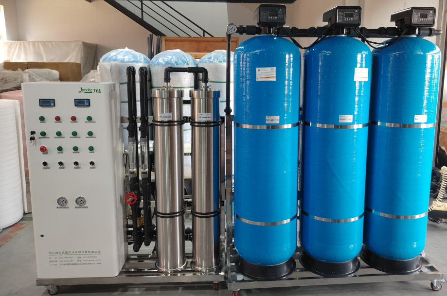 2000LPH planta de purificación de agua RO de 1 etapa con membrana VONTRON RO