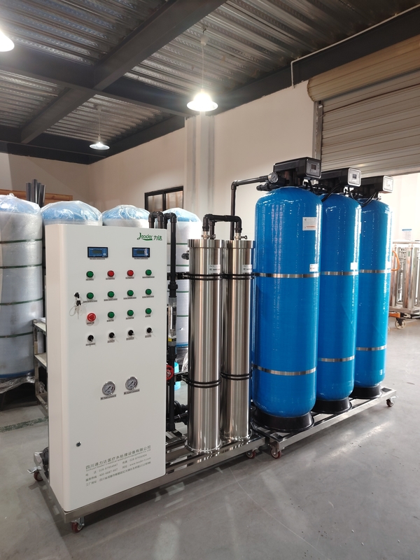 2000LPH planta de purificación de agua RO de 1 etapa con membrana VONTRON RO