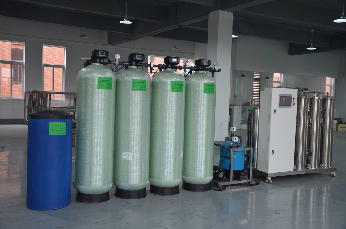 Planta de Treatmen del agua de la ósmosis reversa del Ro de las etapas del sistema dos del RO del paso del doble 10TPH
