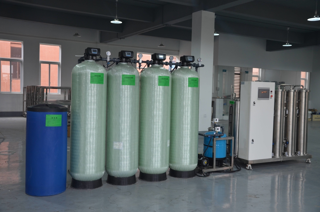 Planta de Treatmen del agua de la ósmosis reversa del Ro de las etapas del sistema dos del RO del paso del doble 10TPH