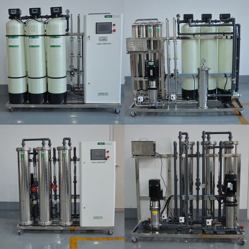 sistema del purificador del agua del RO 0.5T para el hotel 0.3-0.7 PSI de presión