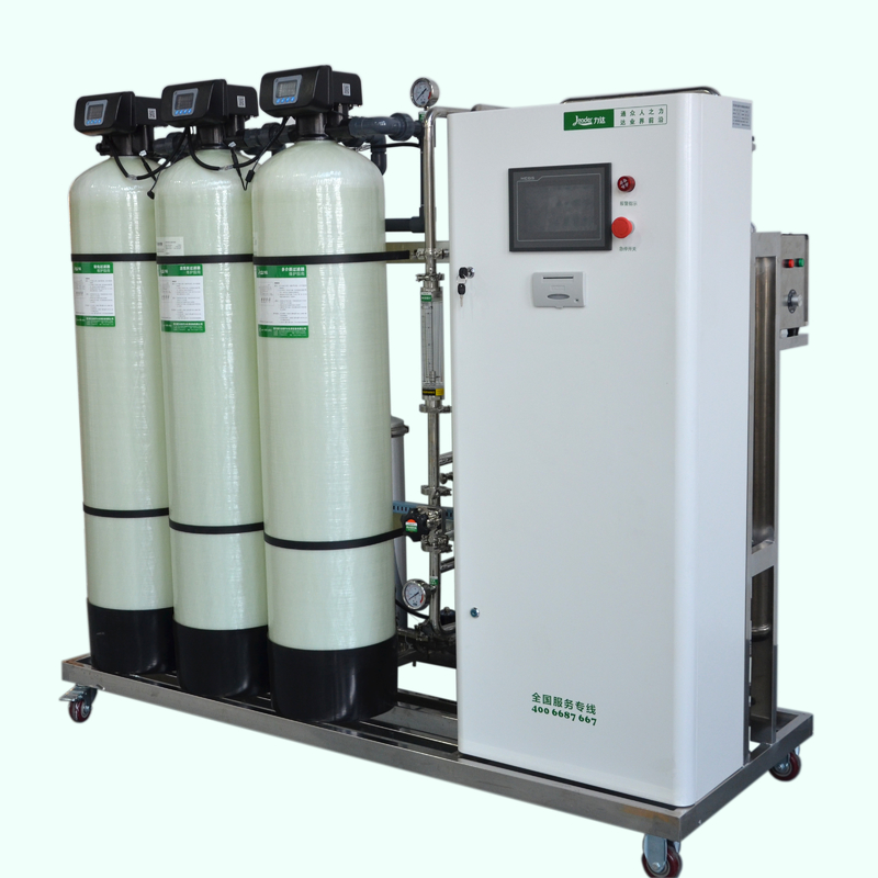 sistema del purificador del agua del RO 0.5T para el hotel 0.3-0.7 PSI de presión