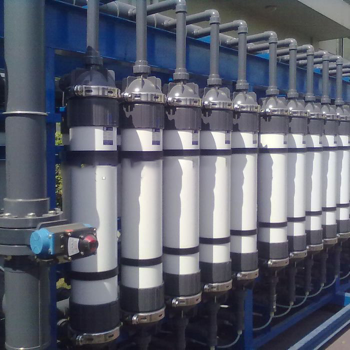 filtros de membrana industriales de la ultrafiltración de la depuradora de la ultrafiltración 500lph