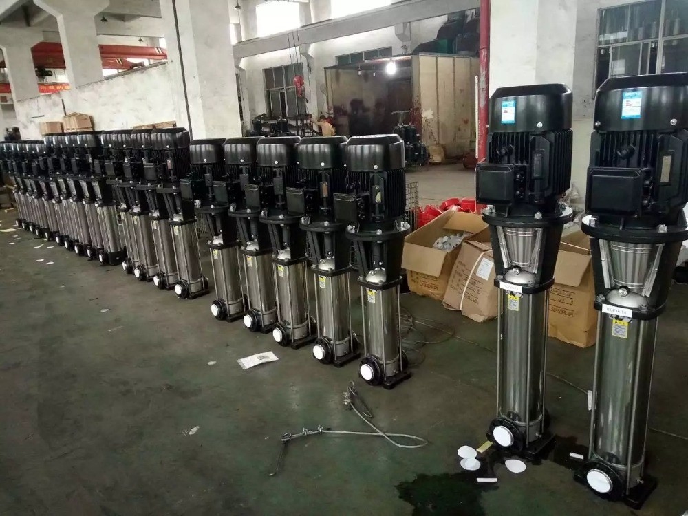 Bomba de aumento de presión de la presión de agua de Electric Power 3 accesorios graduales de acero inoxidables del sistema del RO de la bomba centrífuga de la fase