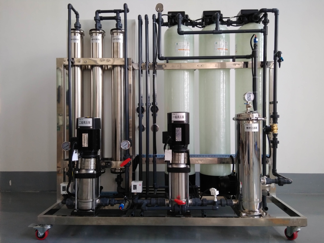 sistema de dos fases de la filtración del agua del sistema RO del RO 750lph