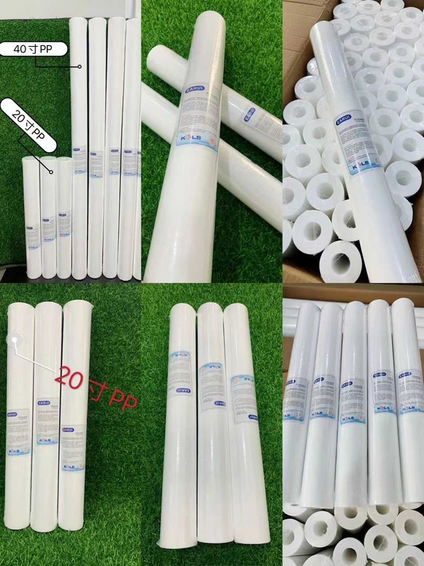 5 micrones PP enormes sedimentan para filtrar los accesorios hechos girar los PP grandes del sistema del RO del cartucho de filtro