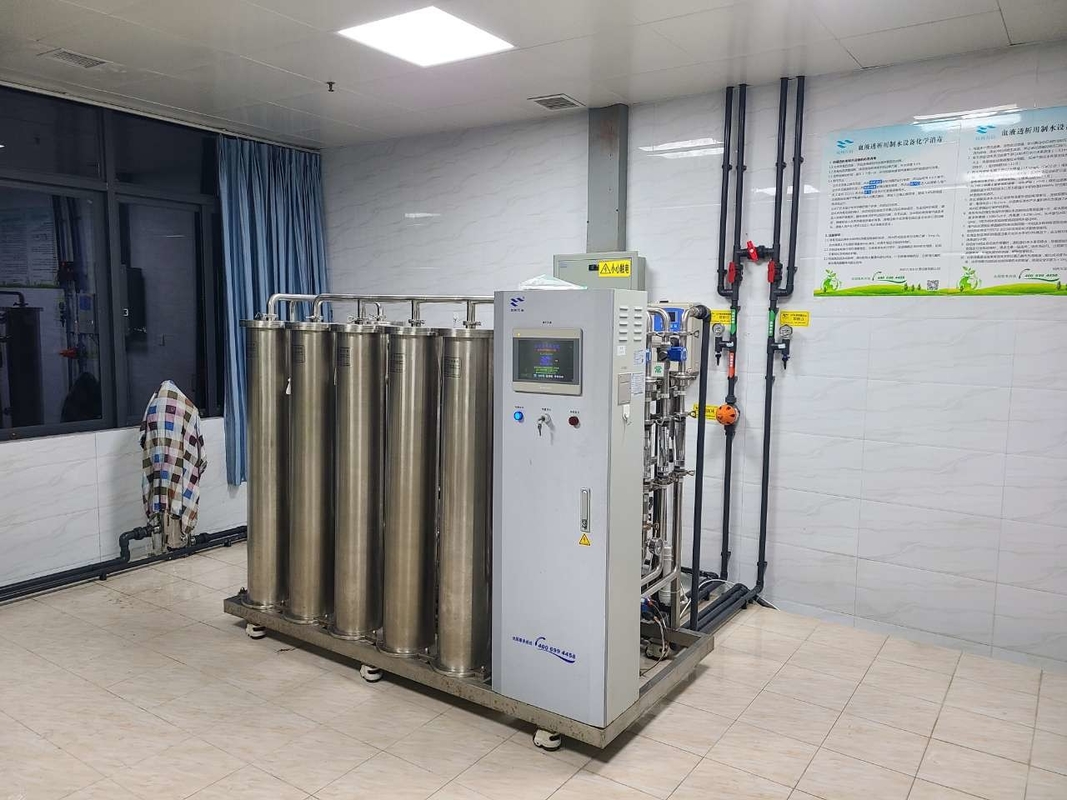 500 litros por sistema de tratamiento de aguas doble del Ro de las etapas del sistema dos del RO del paso de la hora