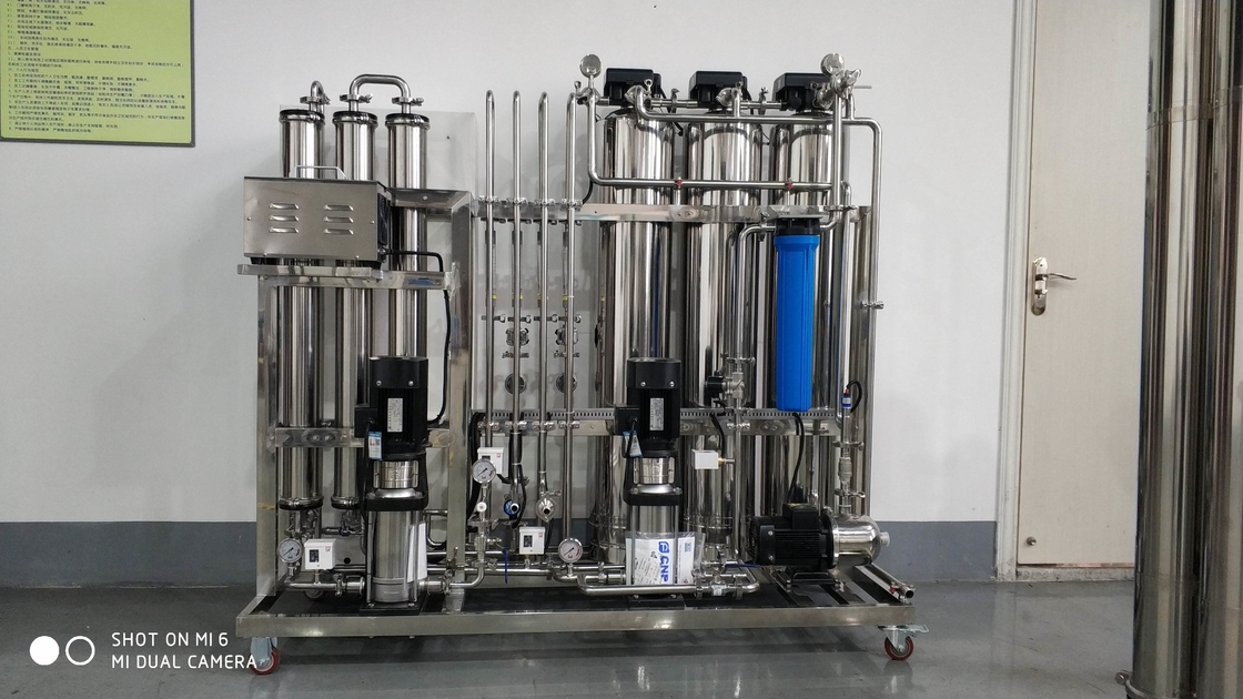500 litros por sistema de tratamiento de aguas doble del Ro de las etapas del sistema dos del RO del paso de la hora