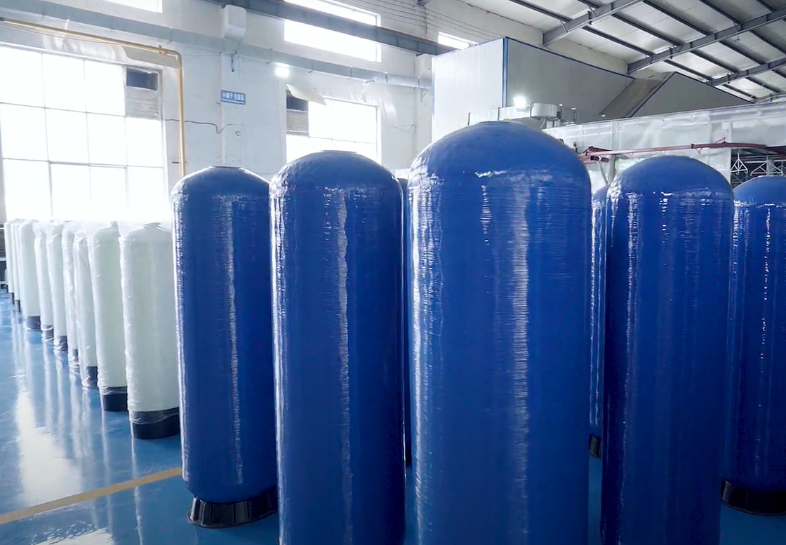 tanques de agua de 817 1054 los 1665 de Frp recipientes del reactor en el tratamiento de aguas de los accesorios del sistema del RO