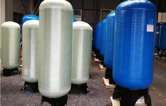 El tanque industrial de Frp para la planta del RO del recipiente del reactor del filtro de arena del tratamiento de aguas