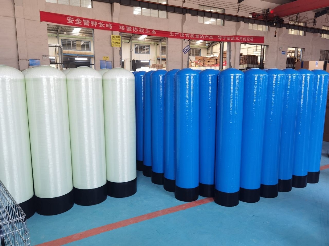 El tanque industrial de Frp para la planta del RO del recipiente del reactor del filtro de arena del tratamiento de aguas