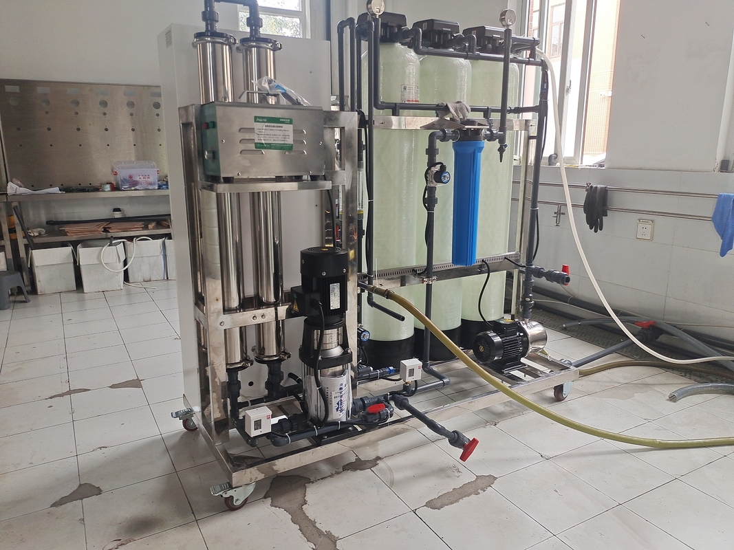 Sistema del filtro de agua del Ro del OEM de la depuradora del solo paso 500LPH
