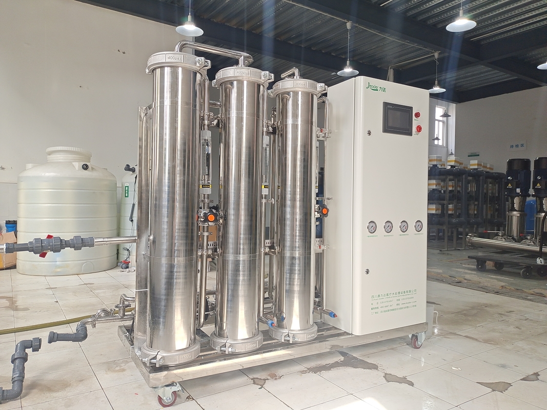 Sistema de ósmosis reversa de la etapa del doble 1200LPH para la desalación