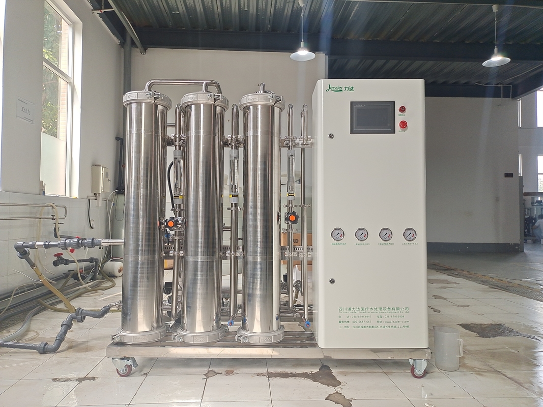 Sistema de ósmosis reversa de la etapa del doble 1200LPH para la desalación