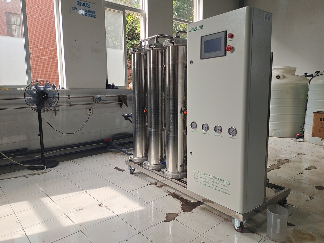 Sistema de ósmosis reversa de la etapa del doble 1200LPH para la desalación