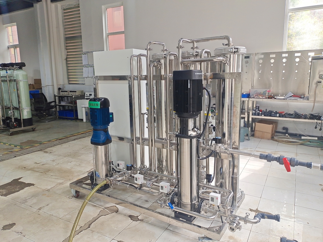 Sistema de ósmosis reversa de la etapa del doble 1200LPH para la desalación