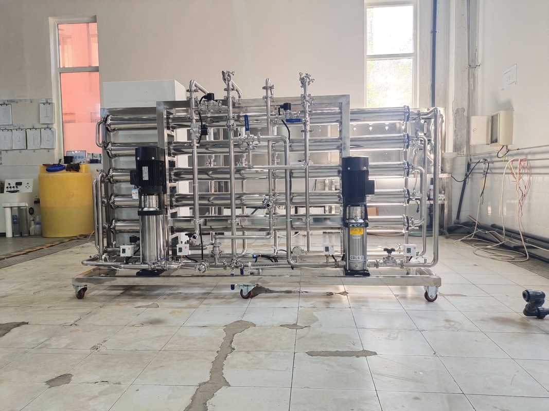 Planta de dos fases 1000Lph del sistema de tratamiento de aguas de la ósmosis reversa RO