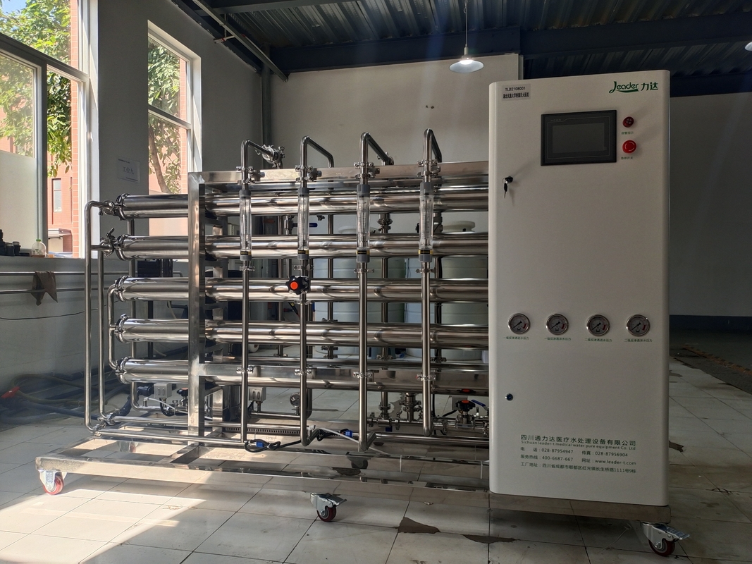 Máquina de dos fases del tratamiento de aguas de la ósmosis reversa para la maquinaria de los cosméticos