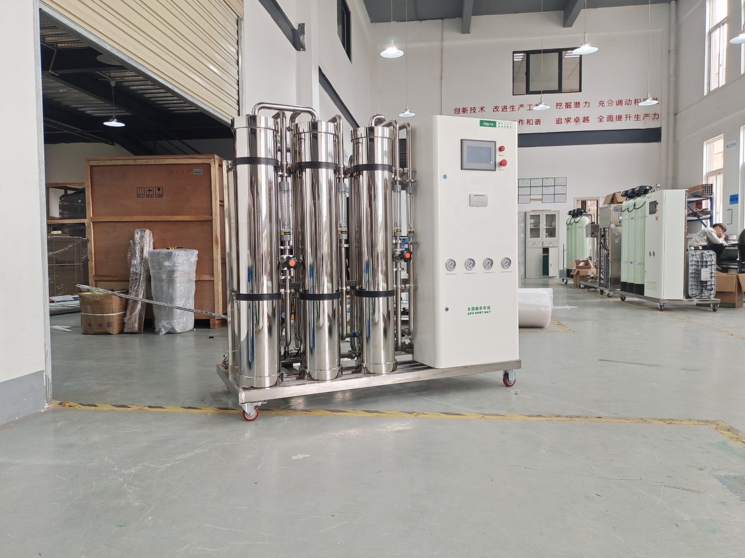 Sistema del RO de la etapa del doble 1000LPH por el material completo de los SS