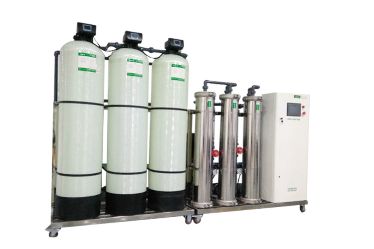 Sistema doble activo 1000L/H del RO del paso del tratamiento de aguas del filtro del carbono