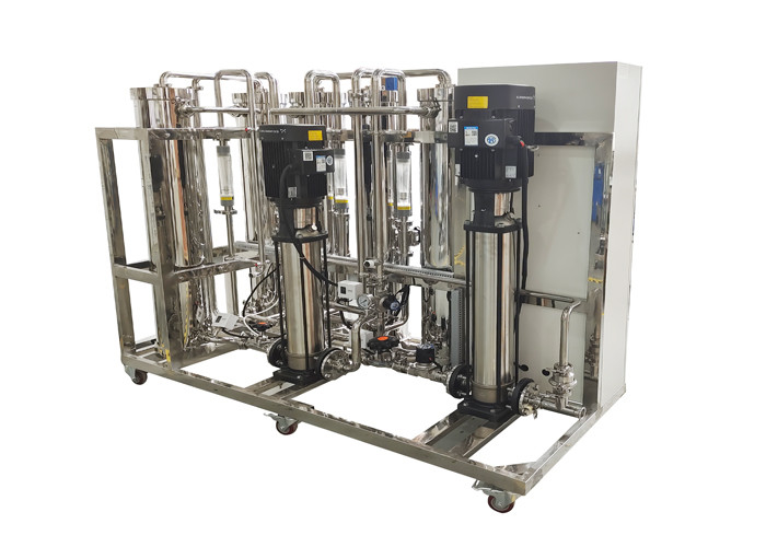 planta de agua doble de acero inoxidable del sistema del RO de la etapa 1500LPh para el agua ultra pura